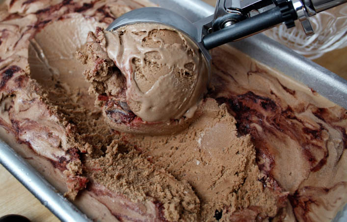 Balsamic Cherry Chocolate Ice Cream